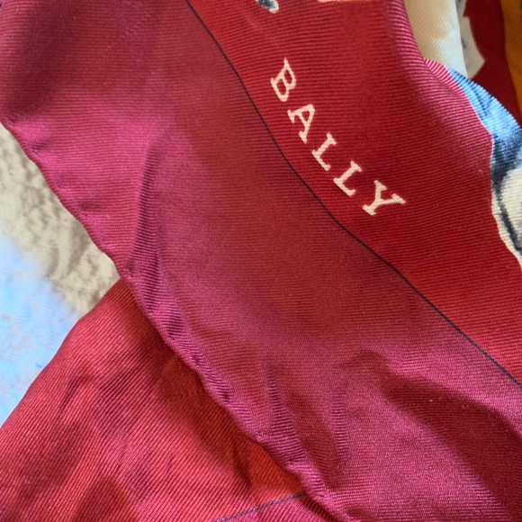 Bally silk floral scarf 34” X 34” - Picture 2 of 3